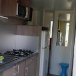 La cuisine mobil-home au camping de Keremma finistere 29