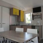 Cuisine mobil-home au camping de Keremma