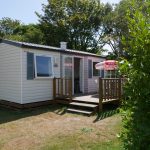 emplacement camping de Keremma mobil-home avec terrasse